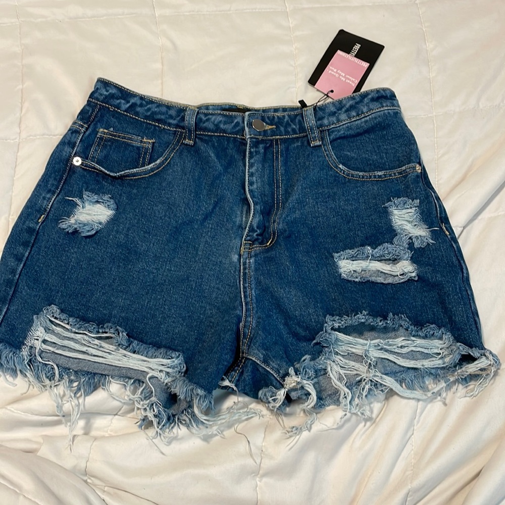Denim shorts